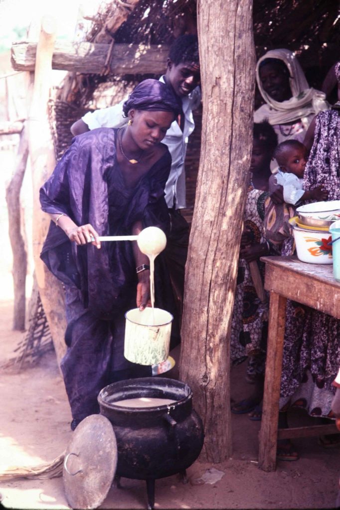 Making high-protein cereal for malnourished children