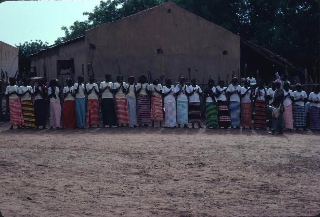 Dancing girls awaiting their performance