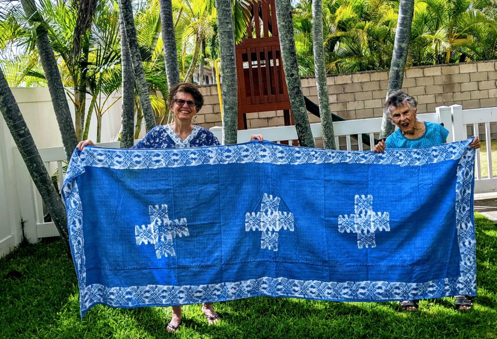 Tablecloth gifted to St. Christopher's Church, 2022